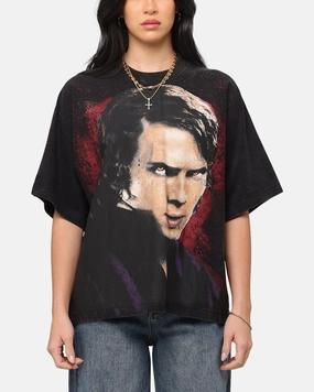 Comfy Pieces Loiter Star Wars Vader Boxy T-Shirt Washed Black