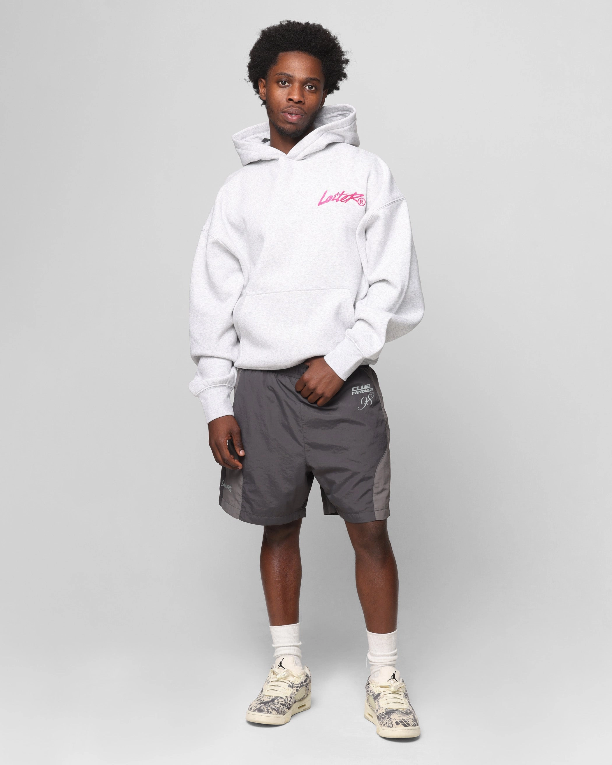 Loiter Subculture Panel Shorts Charcoal Quick Release Buckle Ultra Soft Touch