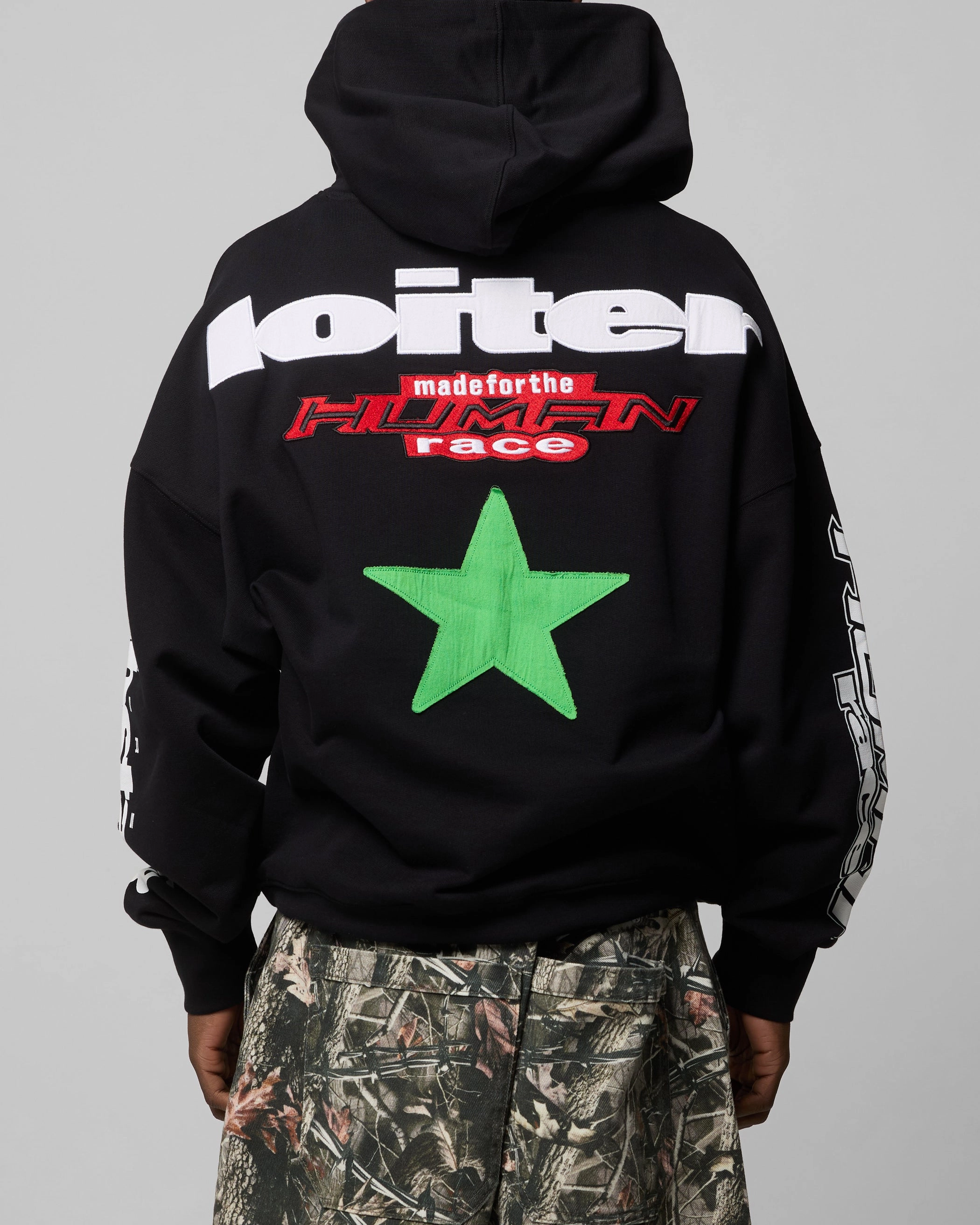 Loiter Substance Hoodie Black Adjustable Wear