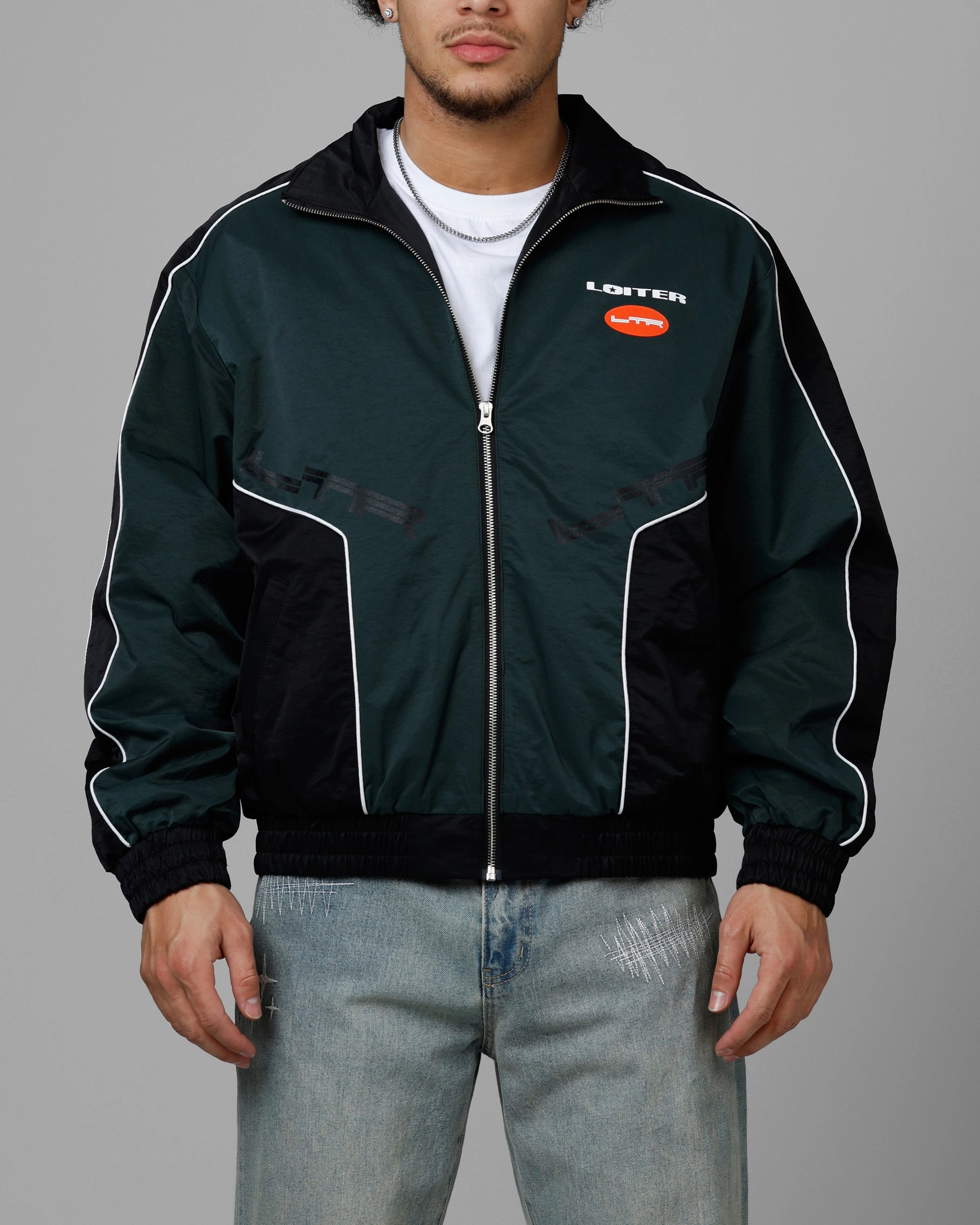 Loiter Tactical Track Jacket Khaki Rugged Outerwear Congratulate