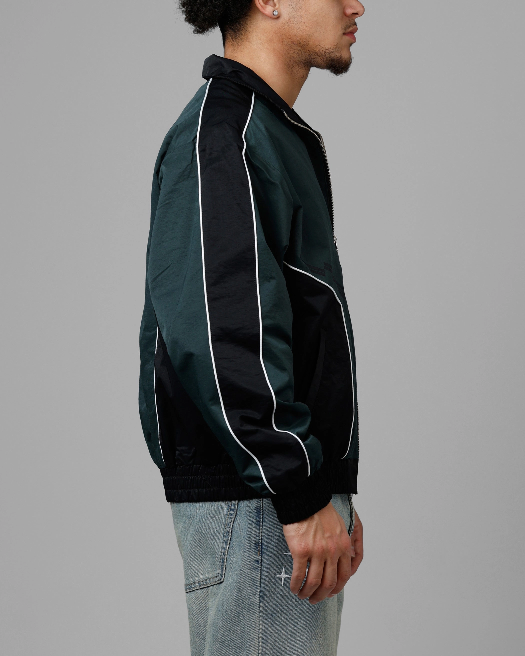 Smart Design Loiter Tactical Track Jacket Khaki