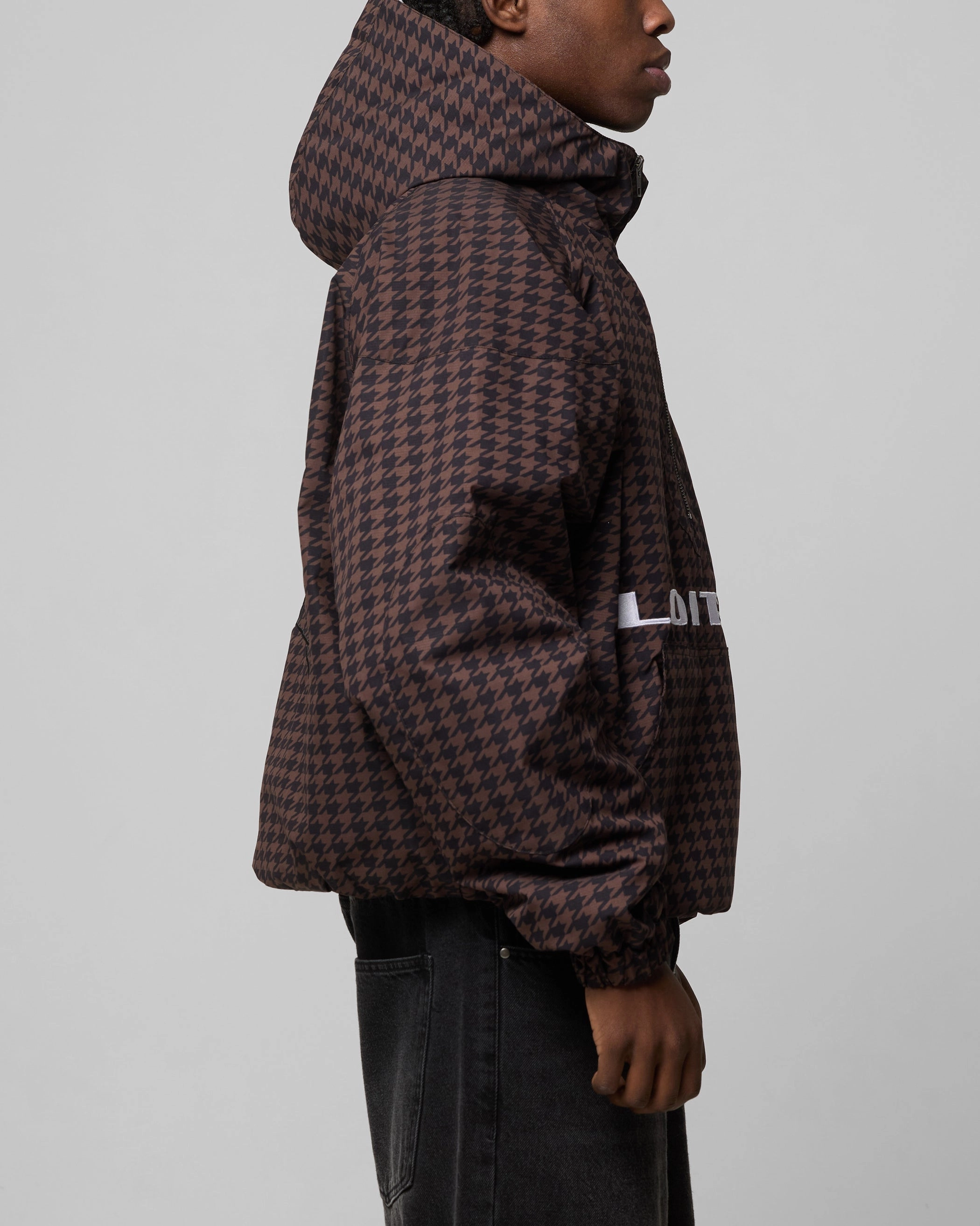 Loiter Tailgate Jacket Brown/Black Weatherproof Coating