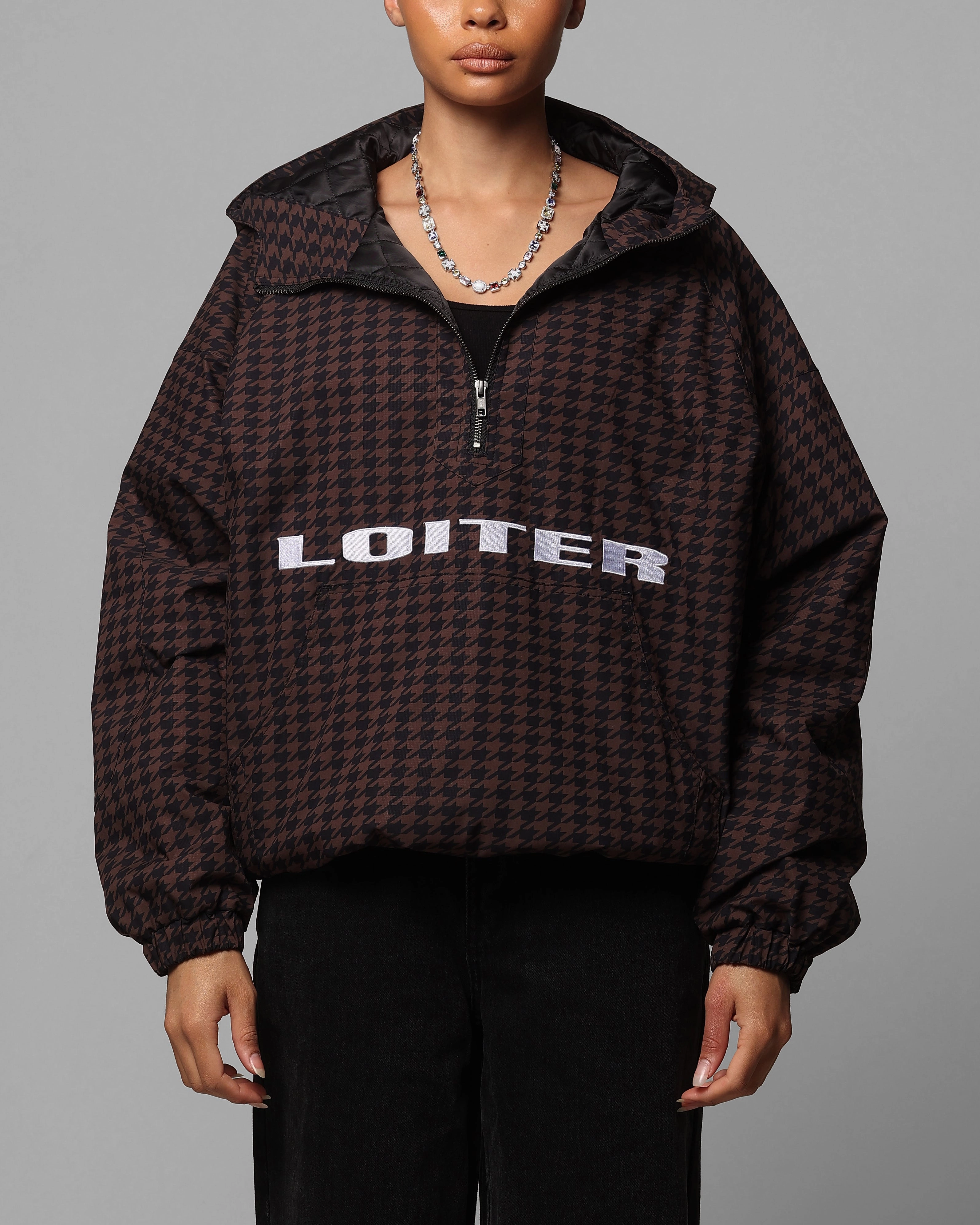 Loiter Tailgate Jacket Brown/Black Active Jacket