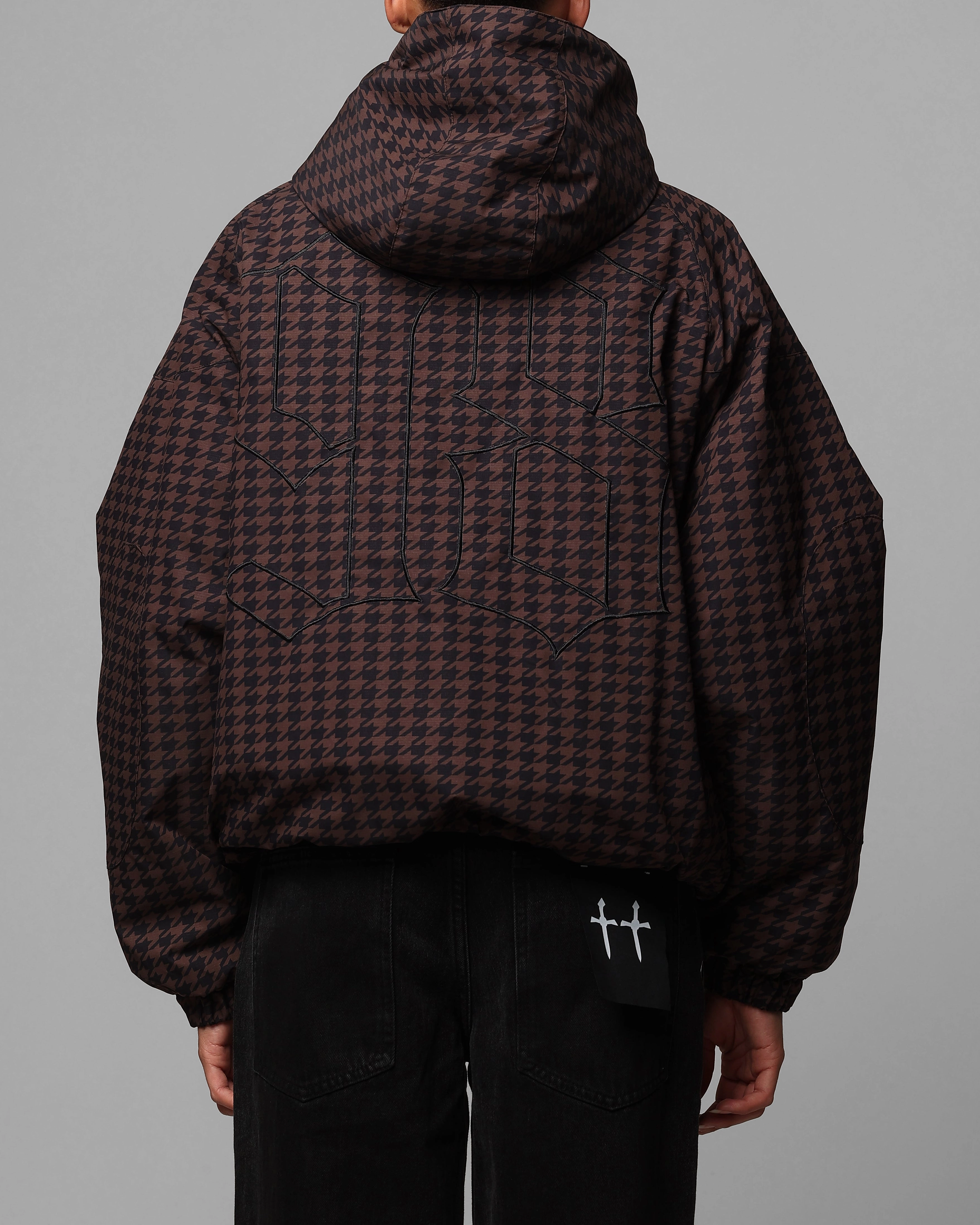 Graphic Loiter Tailgate Jacket Brown/Black