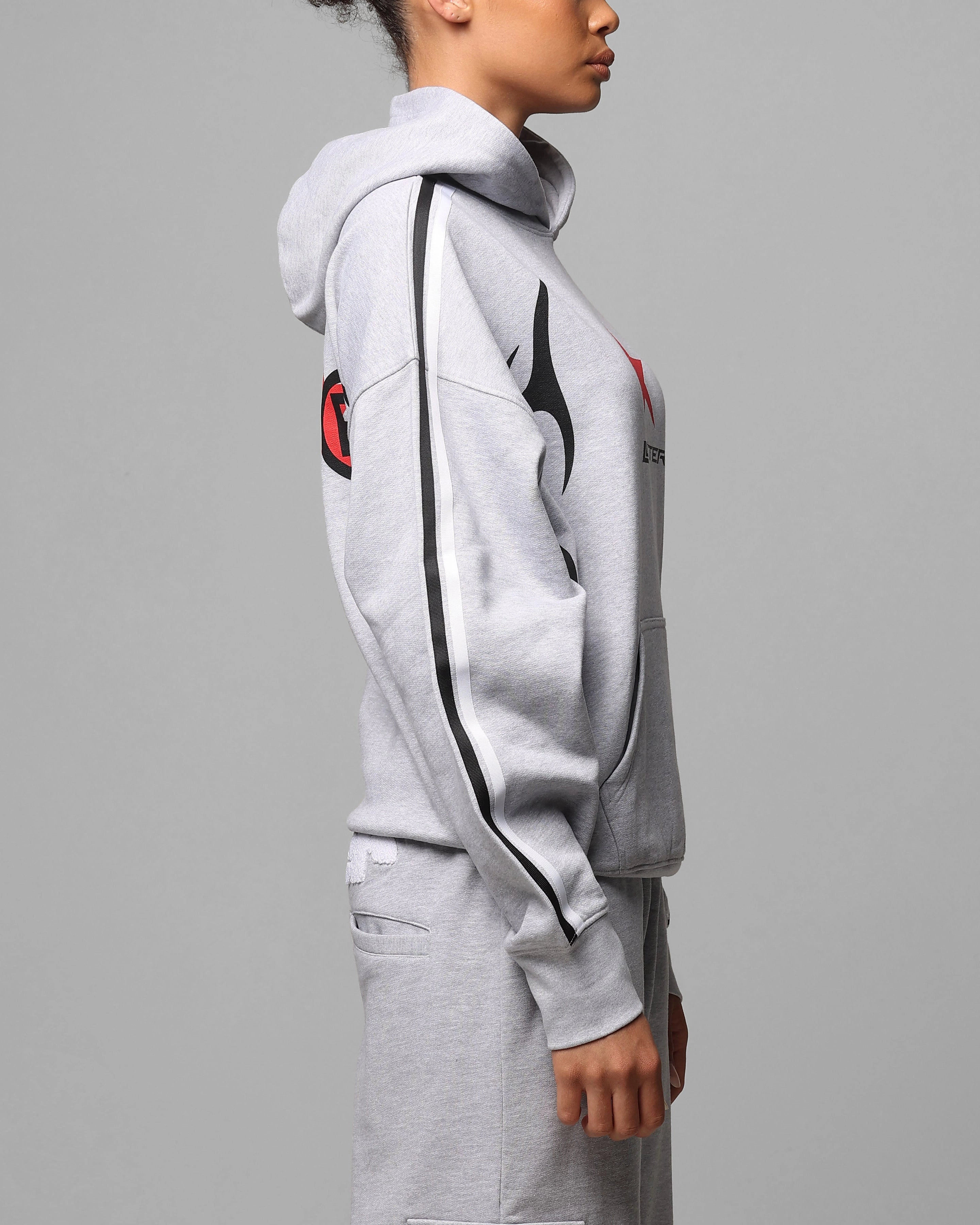 restaurant Loiter Trackstar Hoodie Grey Marle