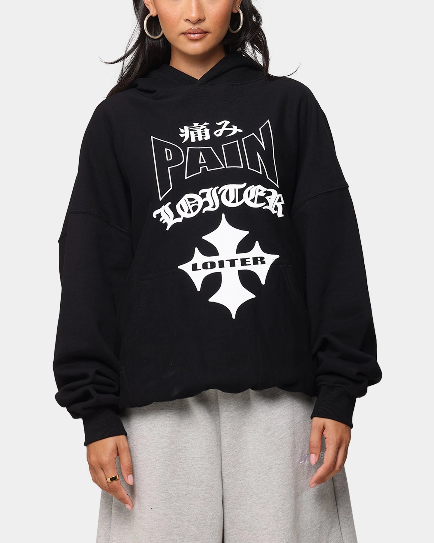 Functional Wear Loiter Ultimate Pain Hoodie Black