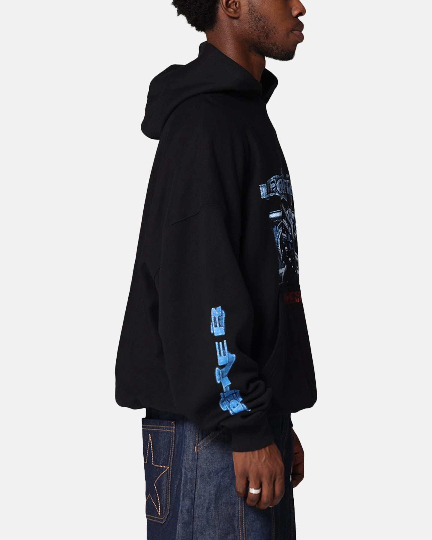 flight travel Utility Loiter Void Hoodie Black