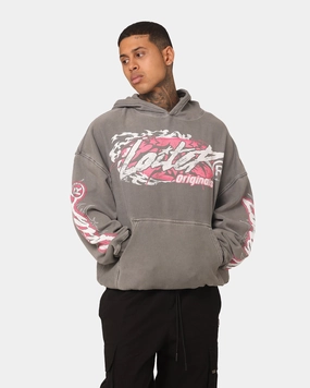 Chill Proof Loiter Wave Break Vintage Hoodie Charcoal