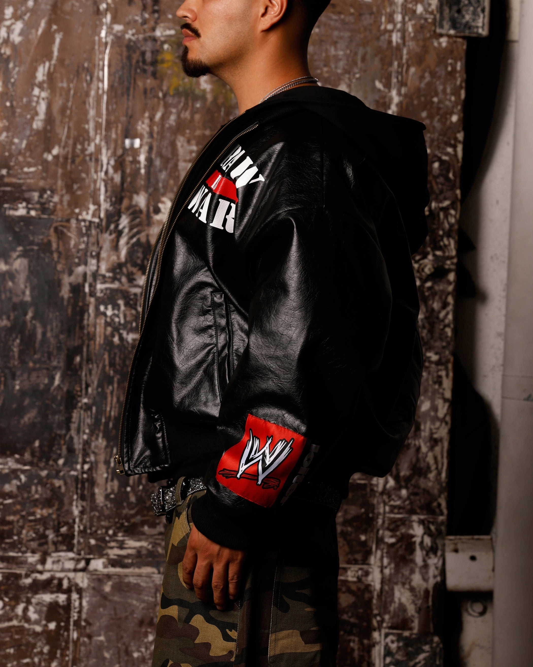 Loiter X WWE Raw Is War Jacket Black flight travel
