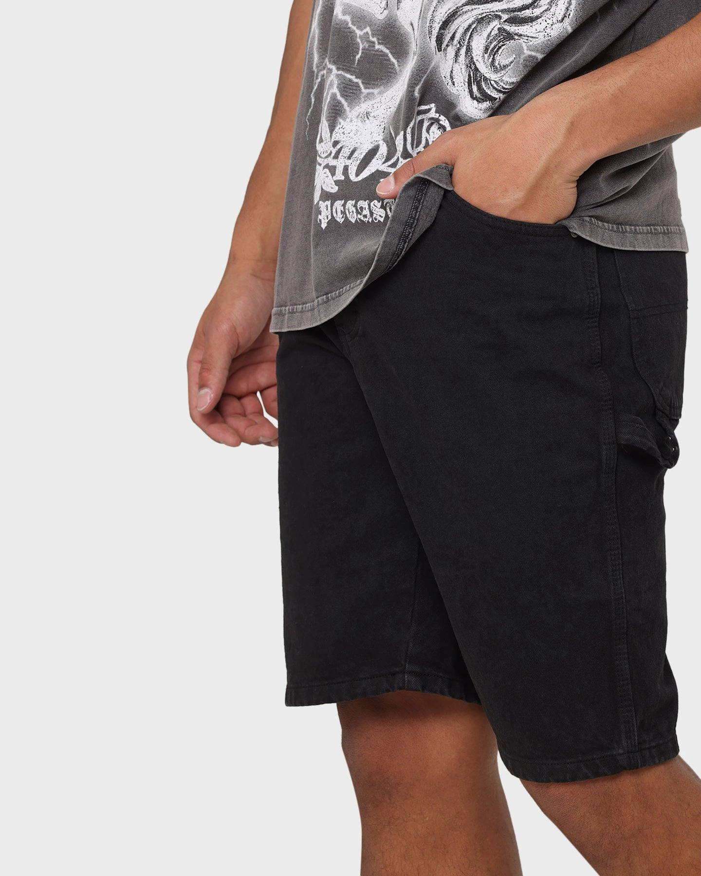 Dickies Relaxed Fit Carpenter Shorts Black Quick Change Friendly