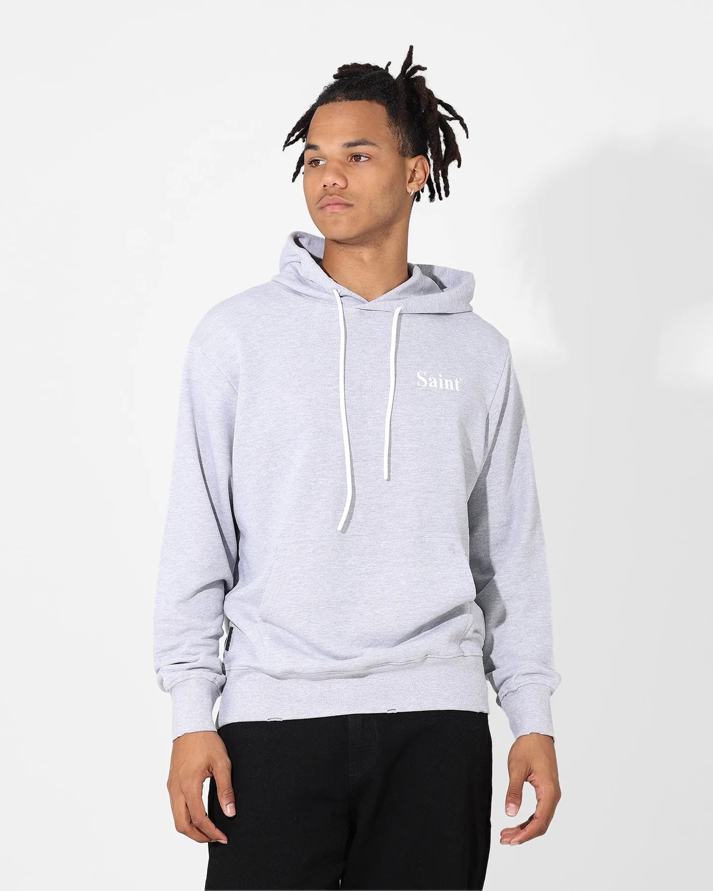 Determination Saint Morta Classique Hoodie Grey Marle