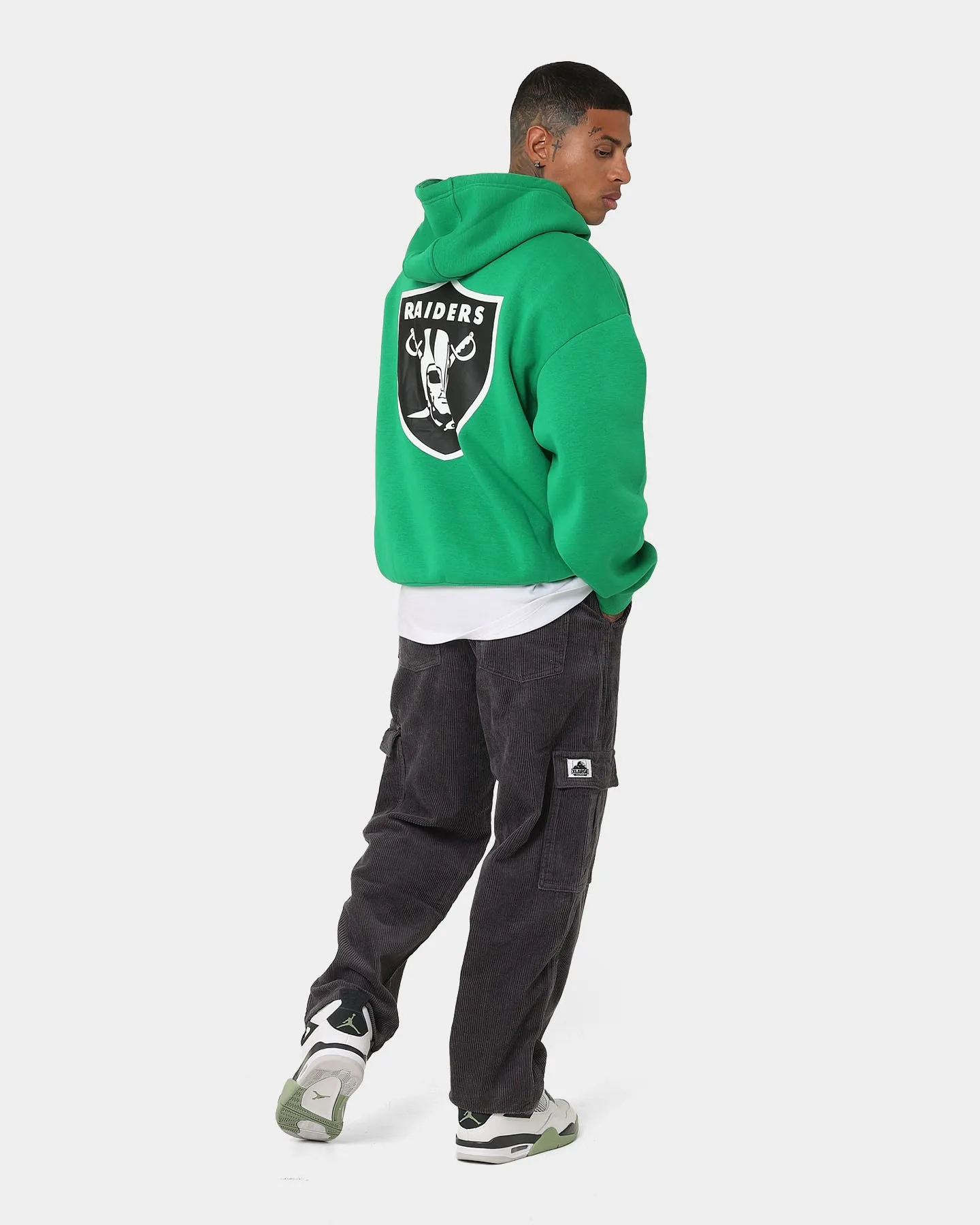 New Era Las Vegas Raiders 'Tropical Punch Script Pack' Oversized Hoodie Lucky Green Layer Ready Low Bulk Design
