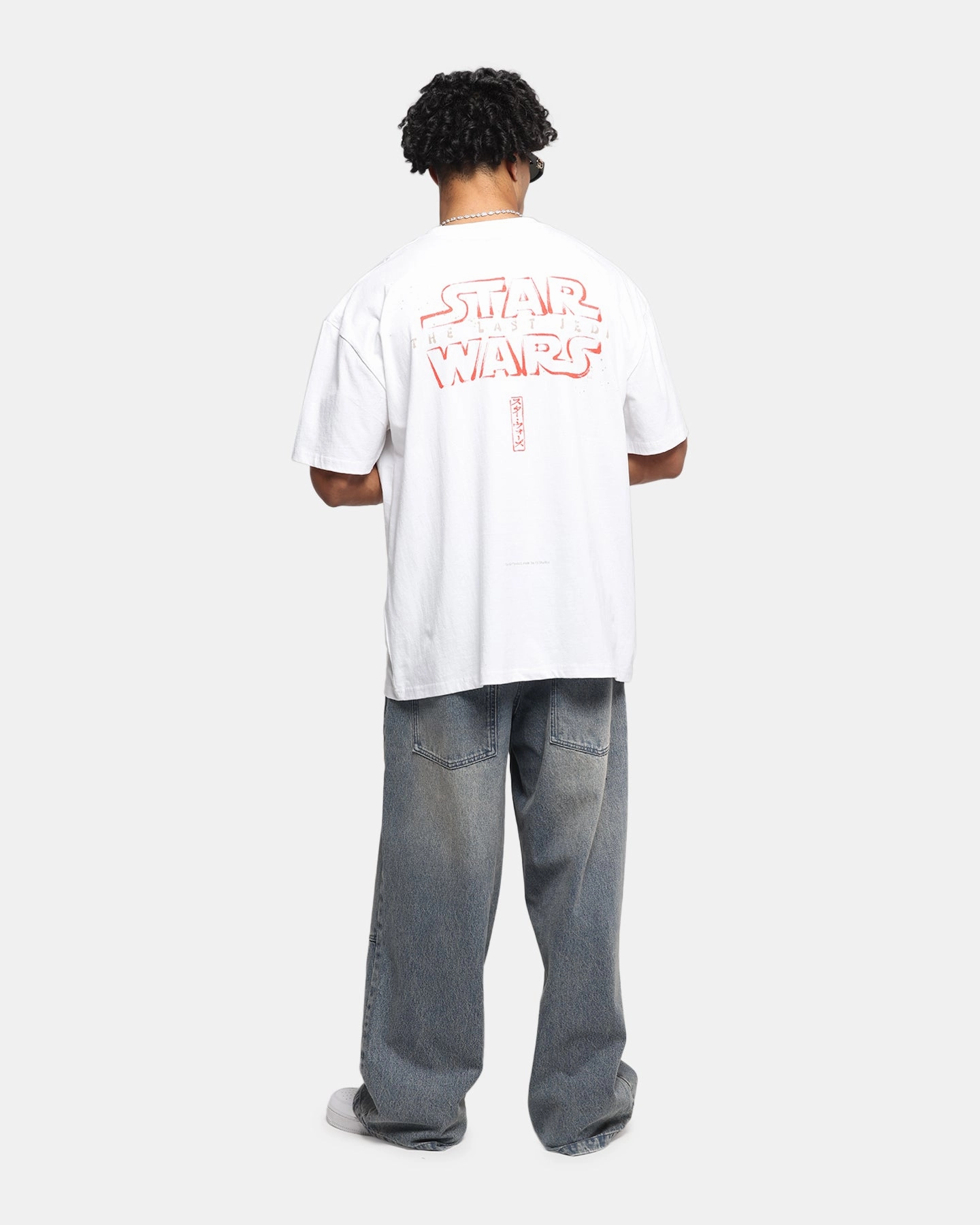 Chic Outfit 73 Studio Star Wars Takumi Last Jedi Vintage T-Shirt White