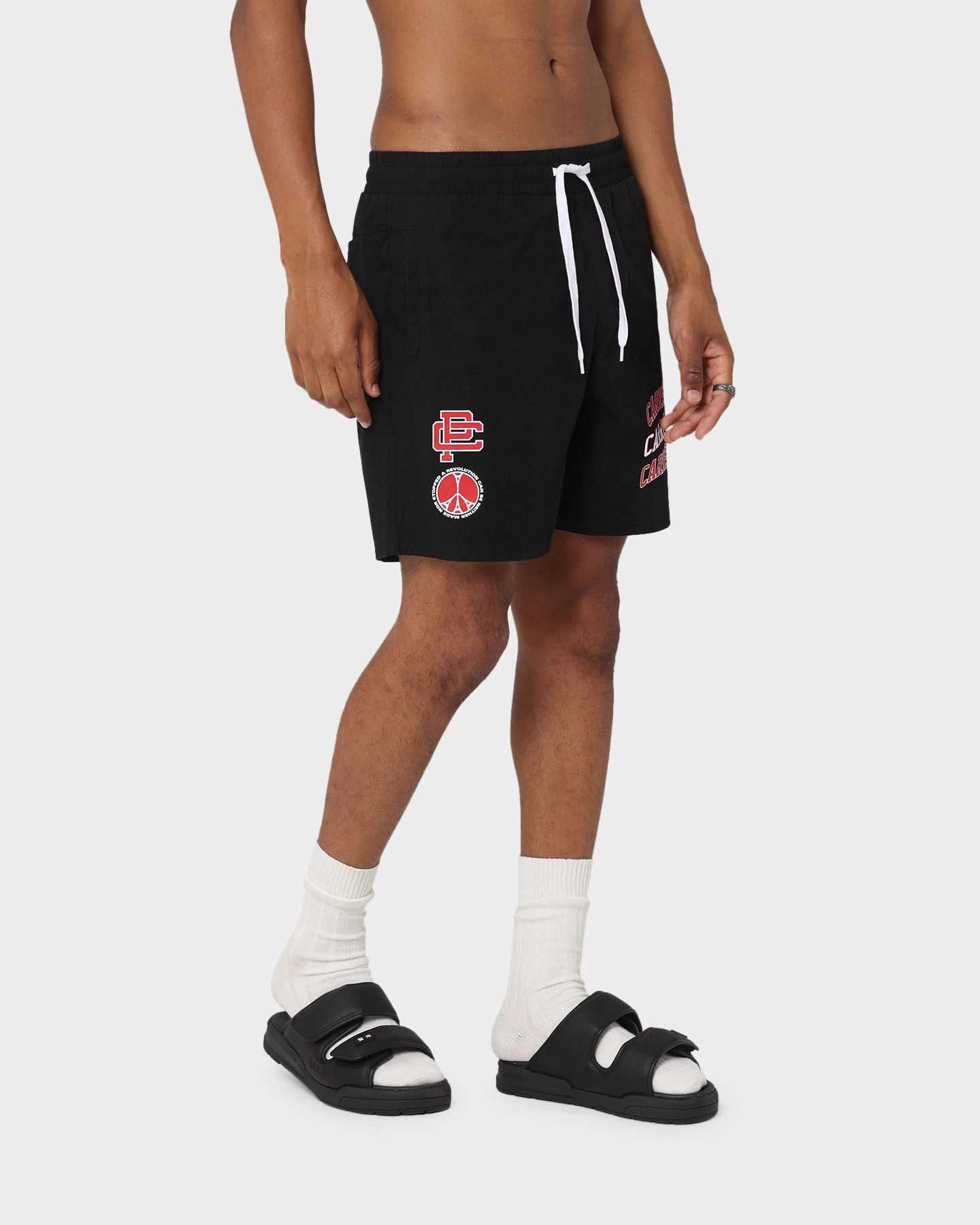 Carr?? Team Slide Shorts Black Simple Fit