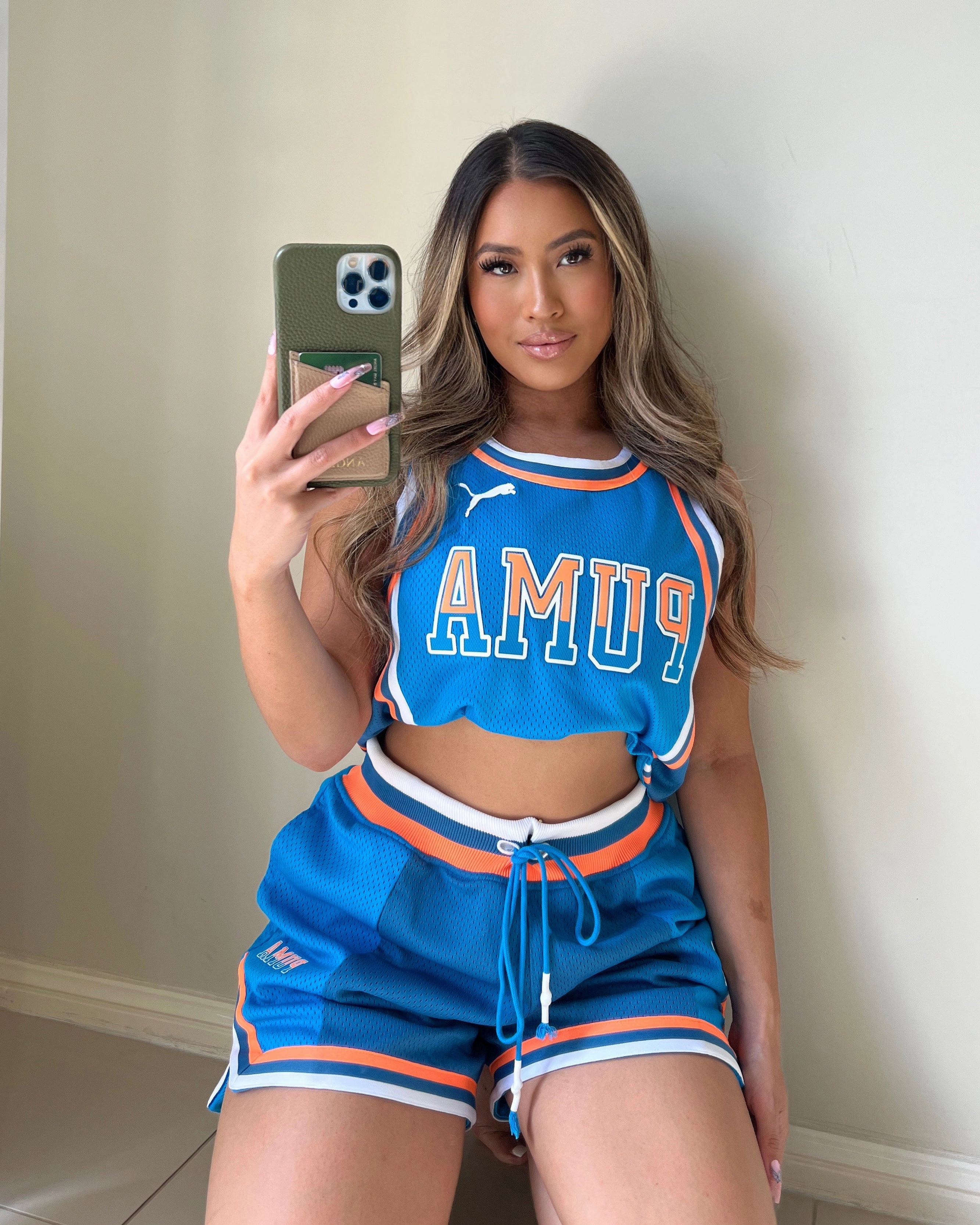 Non Restrictive Cut Puma Women's Swish Maker Shorts Ocean Drive