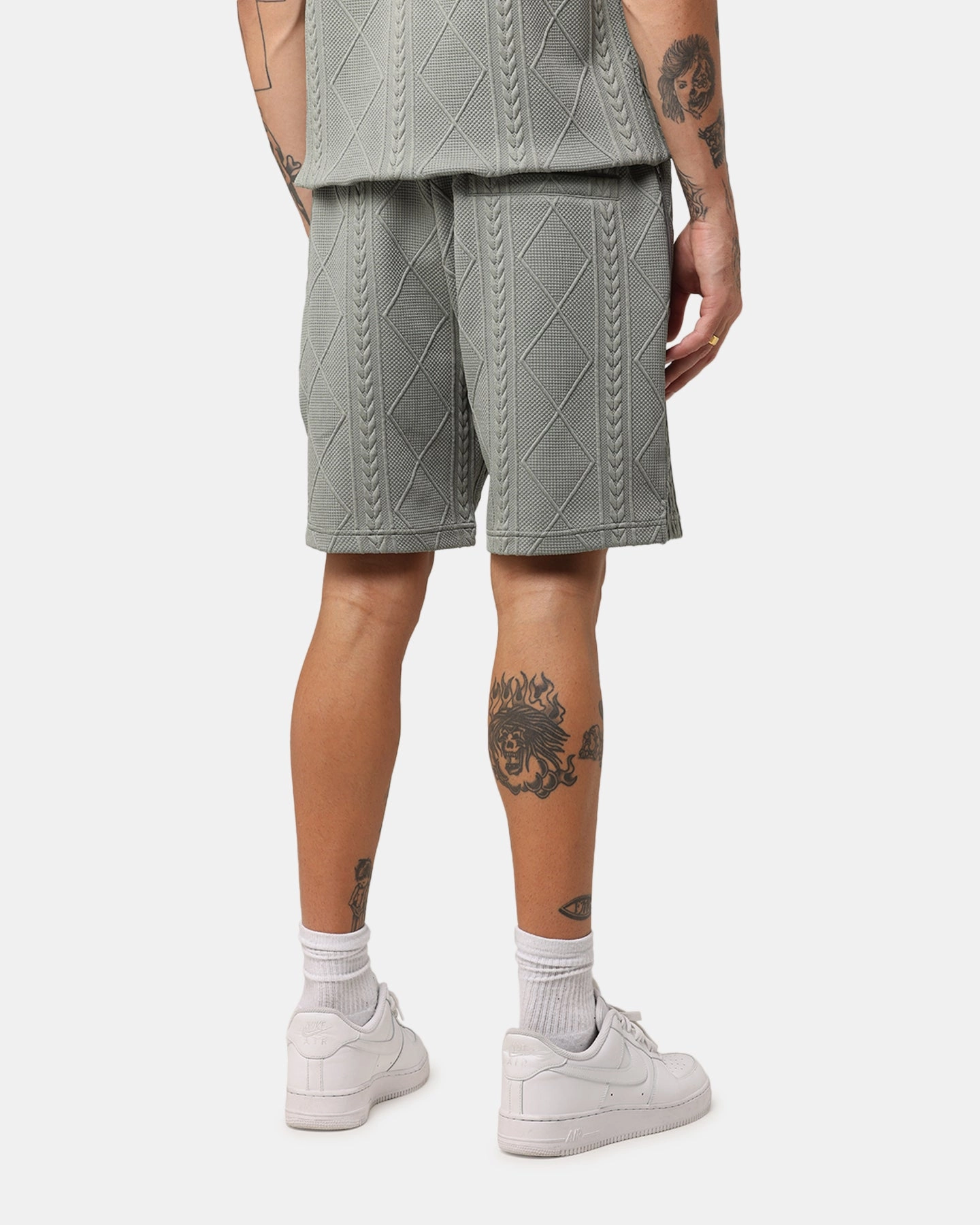 XXIII Danny Knit Shorts Olive Beach Vacation jumpsuit
