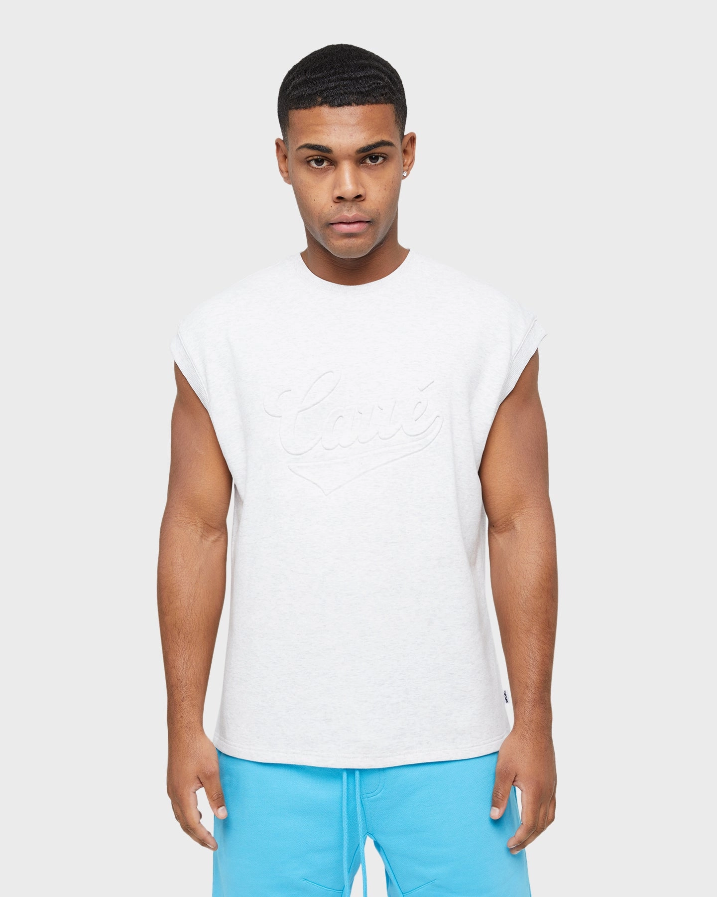 Smart Layering Carre Forme Muscle T-Shirt Light Grey