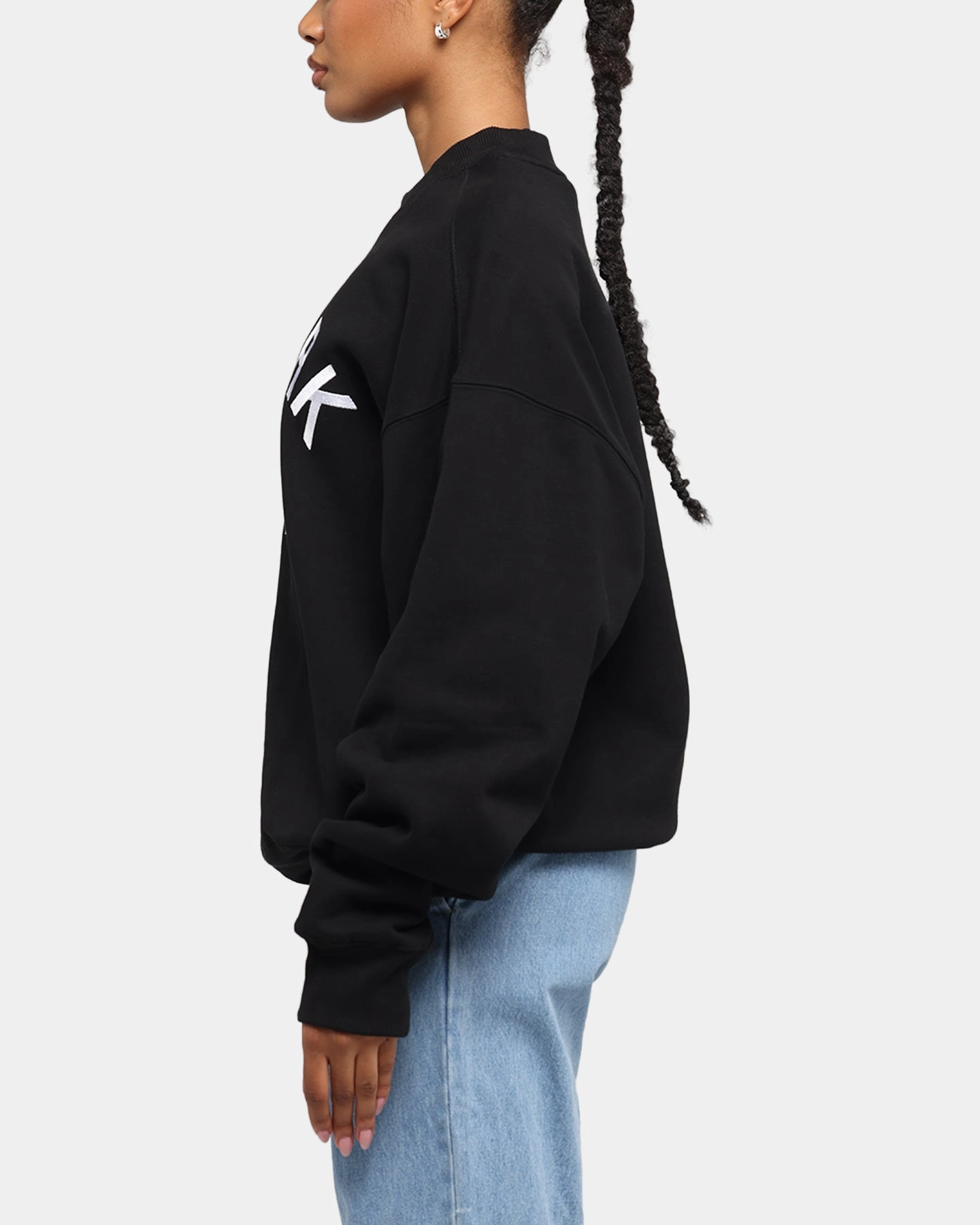 Majestic Athletic New York Yankees Arch Boxy Crewneck Black Warm Layering