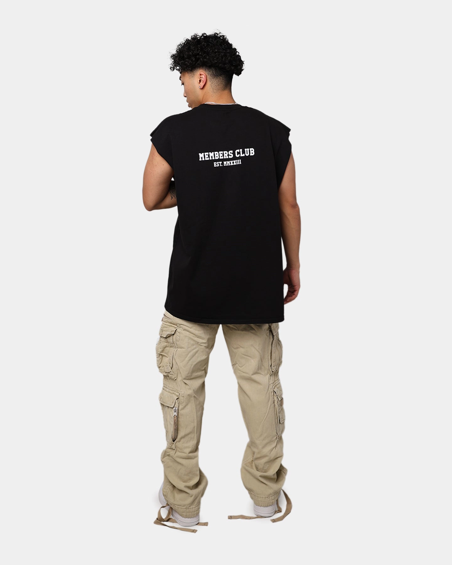 Saint Morta Members Club Muscle T-Shirt Black No Fade Technology Tight fit sexiness