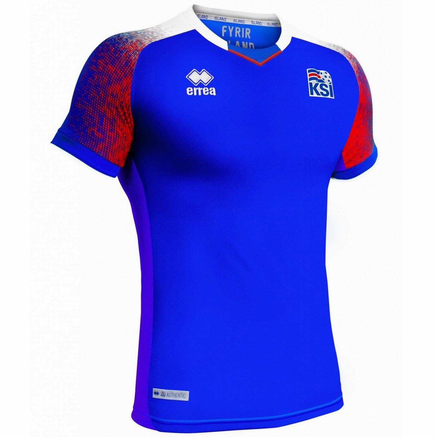 fitness studio Iceland national Soccer team Home jersey 2018/19 - Errea