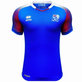 Iceland national Soccer team Home jersey 2018/19 - Errea theater Meditation