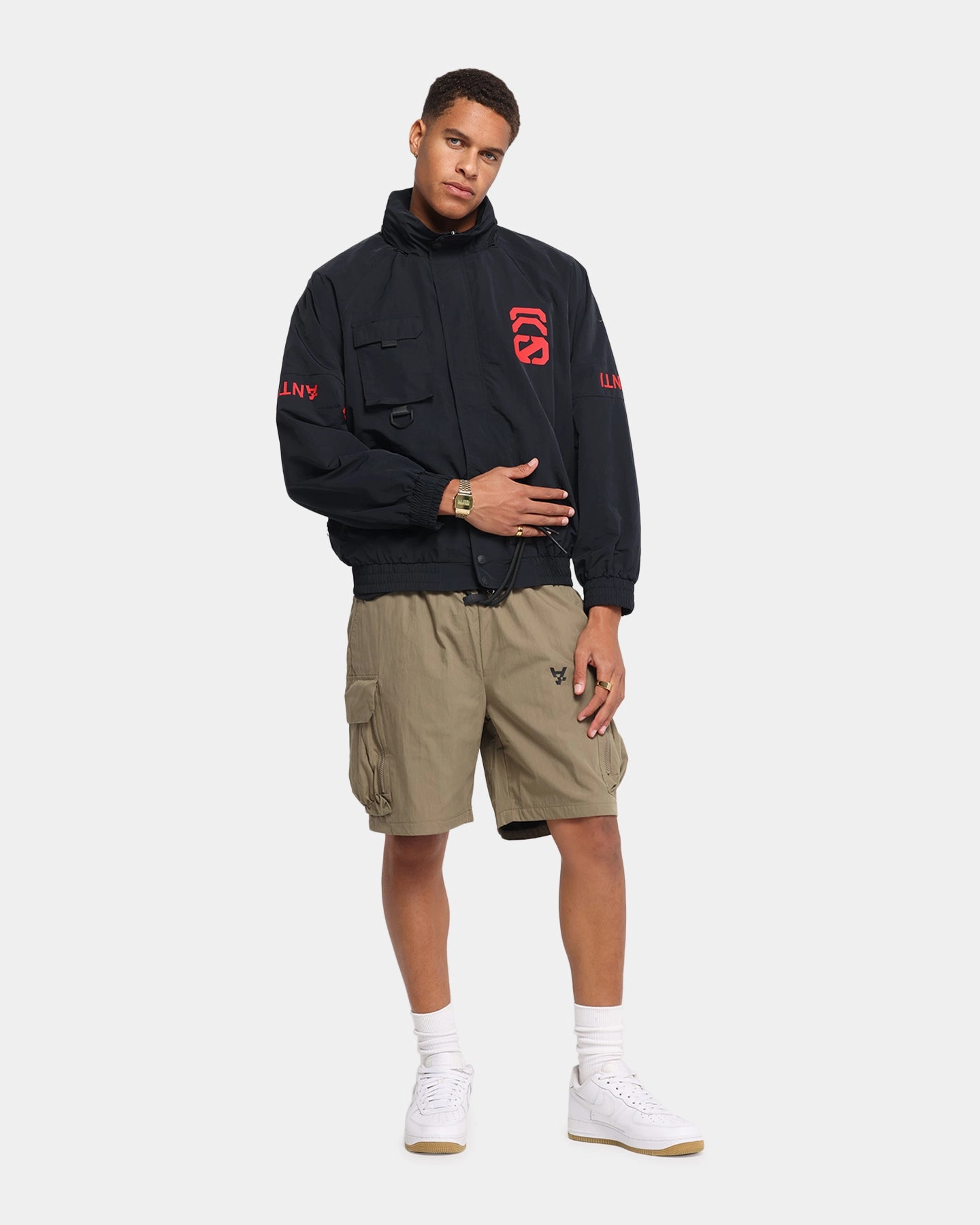 anti - static The Anti Order Anti Military Cargo Shorts Dark Taupe