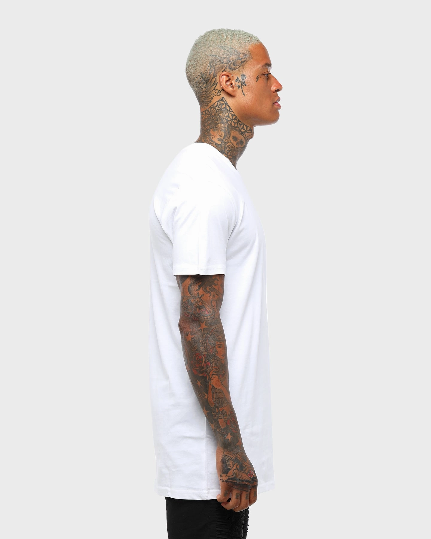 AS Colour Tall T-Shirt White Chic Vibes Trendy popularity