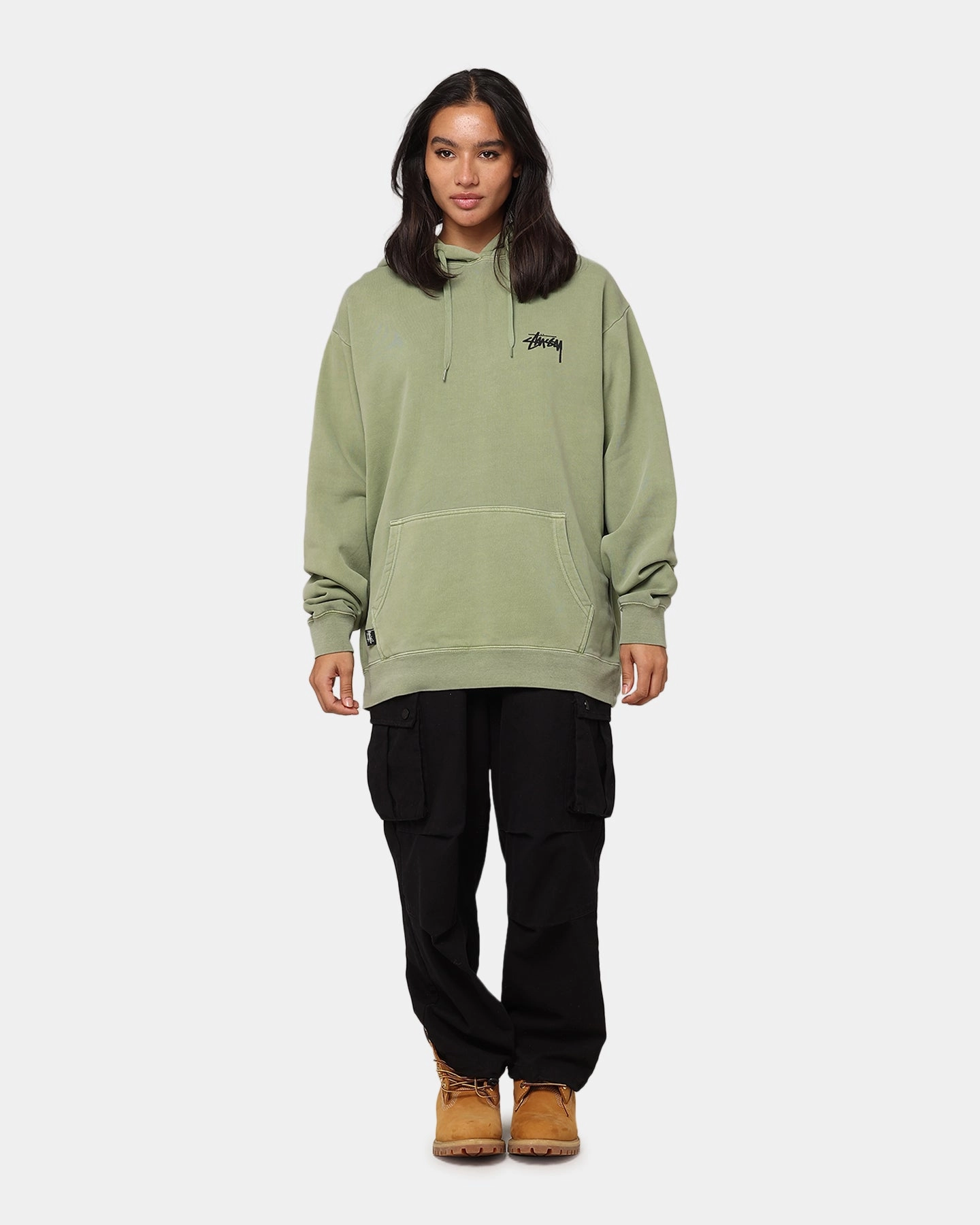Shawl St??ssy Fuzzy Dice Fleece Hoodie Pigment Artichoke