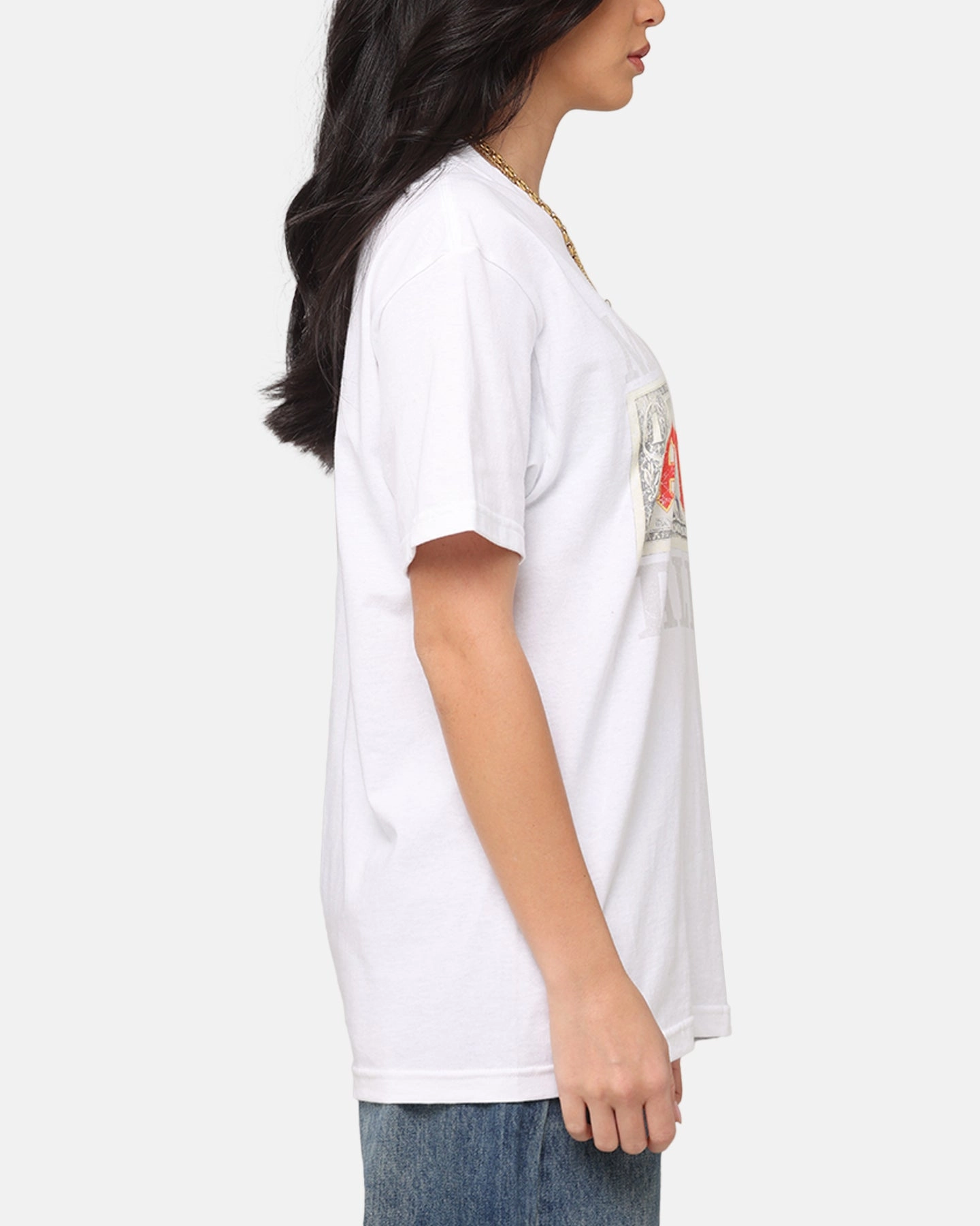 AC/DC Money Talks T-Shirt Vintage White Casual Outfit