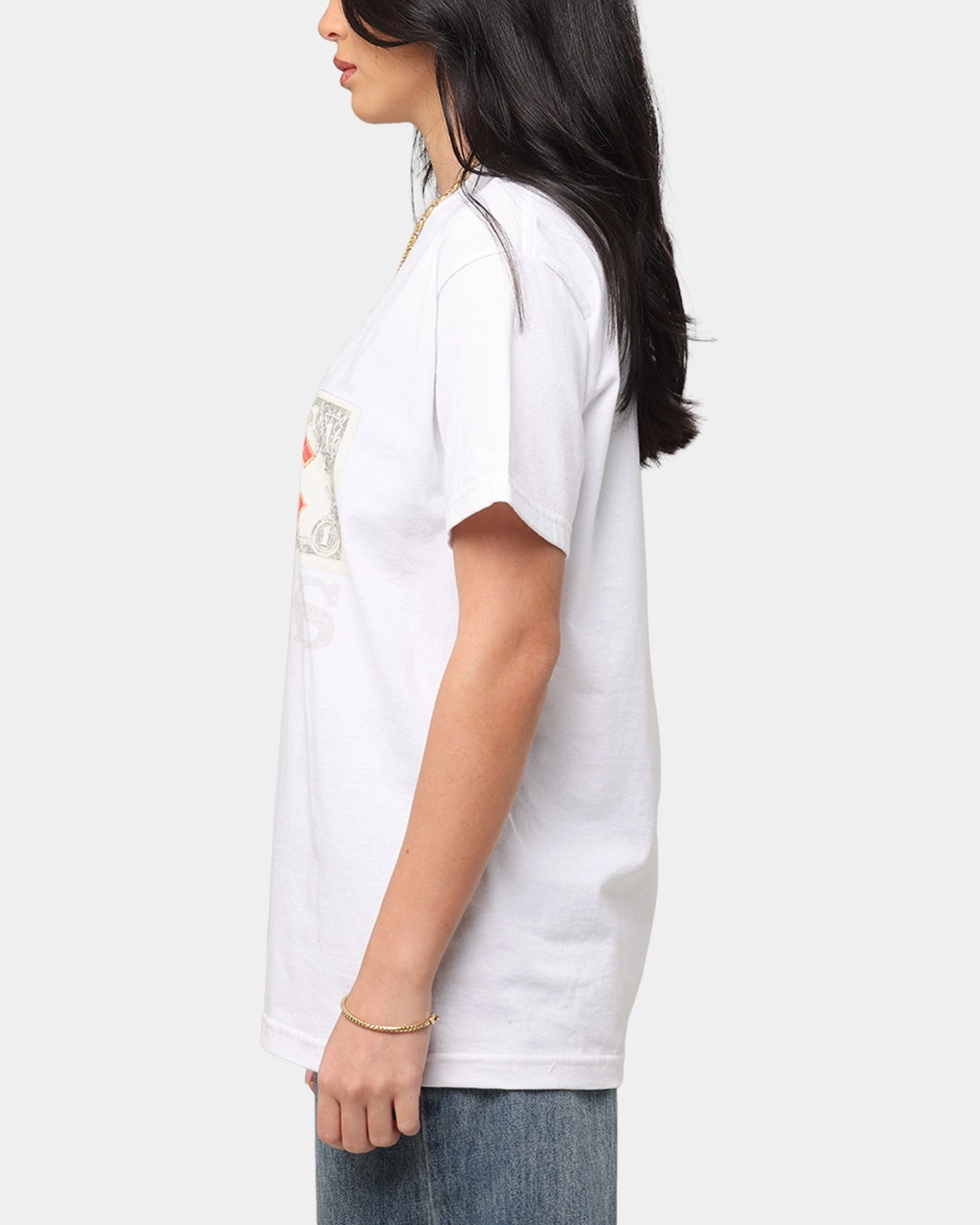 SeamlessConstruction Comfy Look Wear AC/DC Money Talks T-Shirt Vintage White