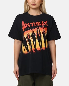 Anthrax Coney Island T-Shirt Black Stylish Layer Look