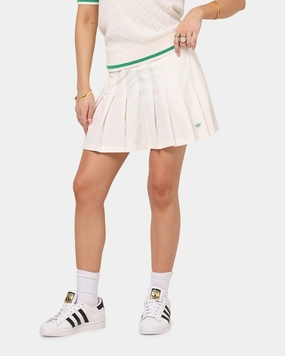 Natural Mood Adidas Women's Originals Pleated Skort Chalk White