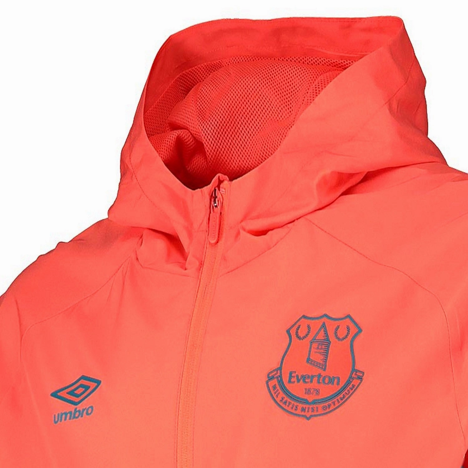 Everton FC Soccer training rain jacket 2020 orange - Umbro thermal LowProfileSeaming