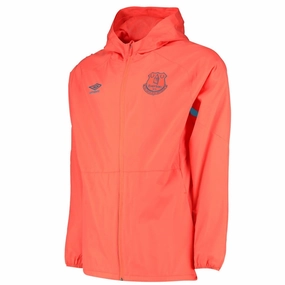 Everton FC Soccer training rain jacket 2020 orange - Umbro Breathable Style