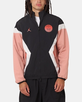 Waterproof Fabric Jordan Paris Saint-Germain Anthem Jacket Rust Pink/Off Noir/Sail
