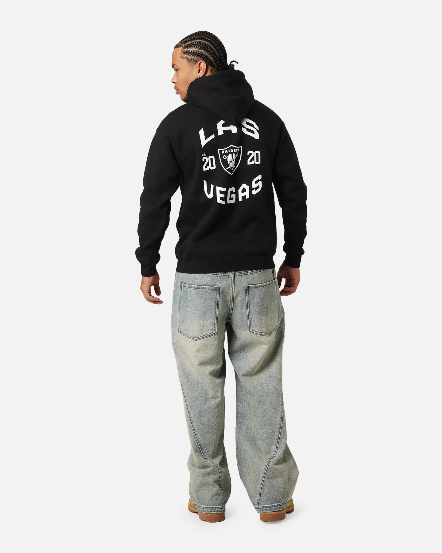 Majestic Athletic Las Vegas Raiders Doyers Chest Hoodie Black City special - occasion wear