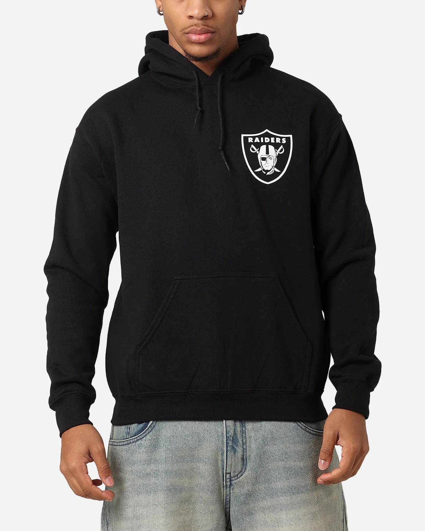 Majestic Athletic Las Vegas Raiders Doyers Chest Hoodie Black Gallery
