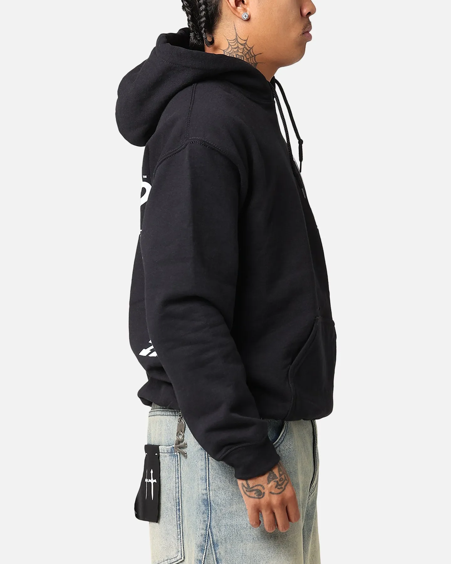 Service Majestic Athletic Los Angeles Dodgers Arch Stack Hoodie Black