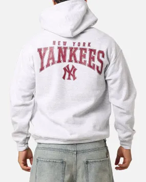 Majestic Athletic New York Yankees Fulter Team Arch Hoodie Grey Marle Commuter Ease
