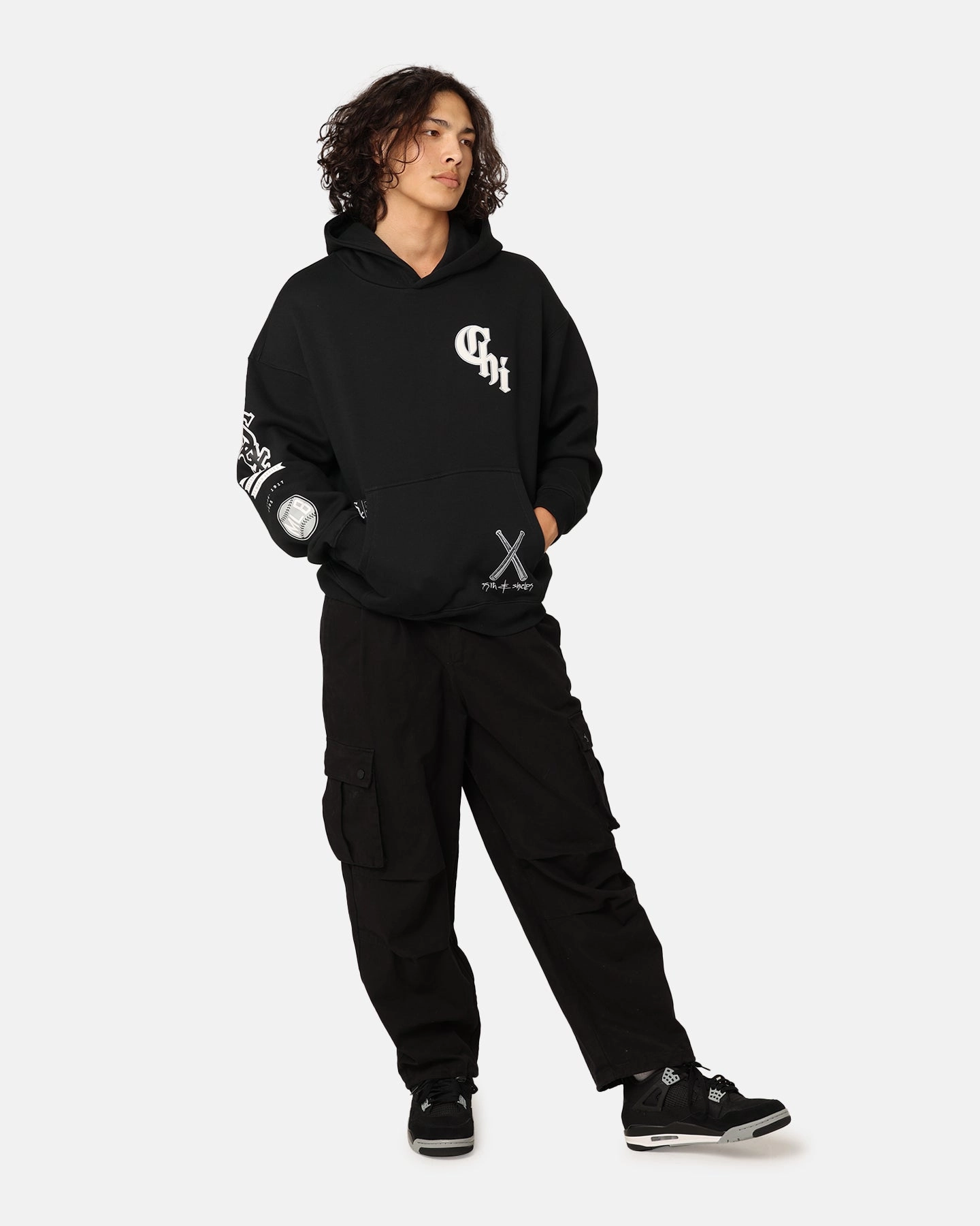 Noise Free Fabric Account Majestic Athletic Chicago White Sox City Appliqu?? Hoodie Faded Black