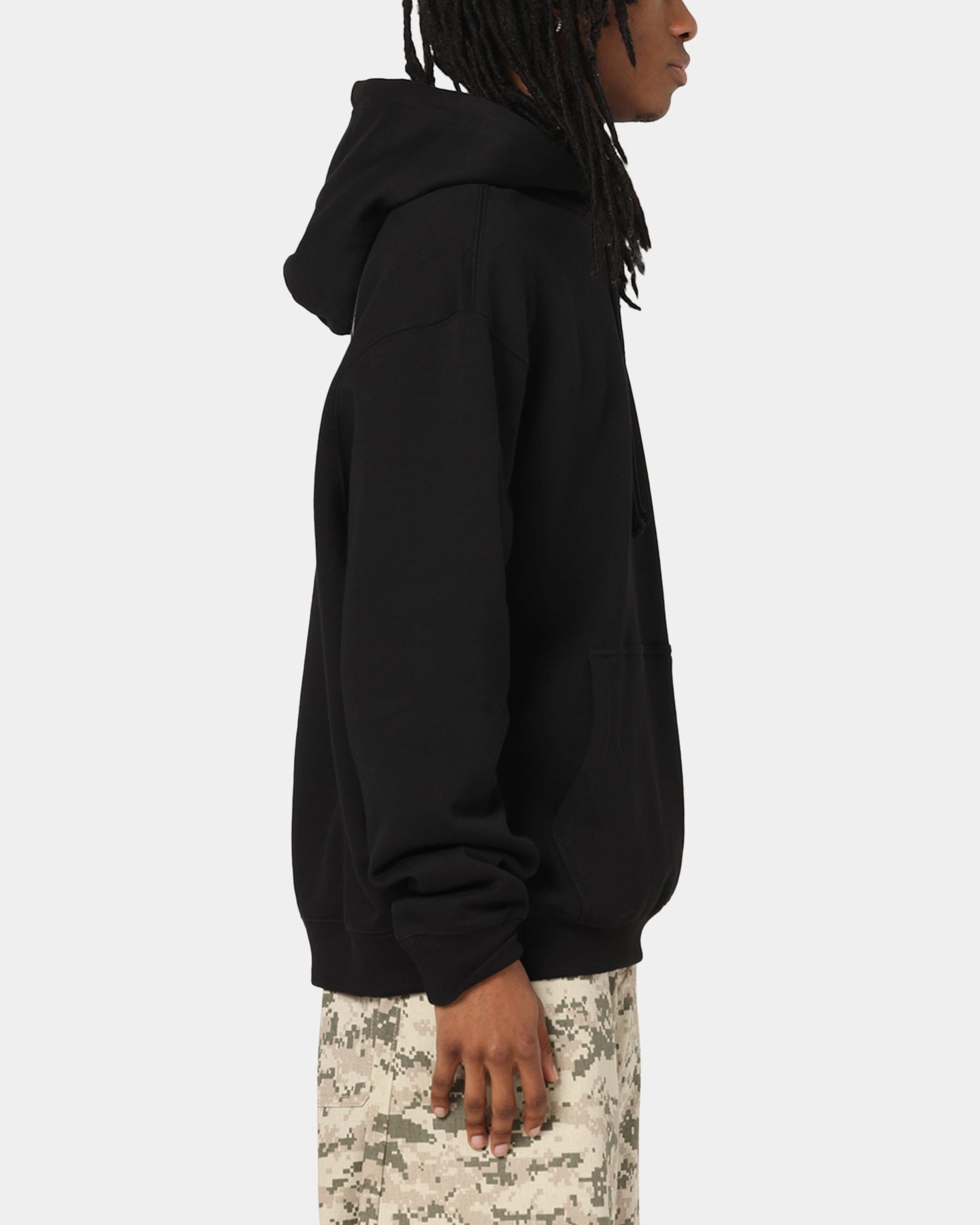 Brushed Interior Texture disabled friendly Majestic Athletic Las Vegas Raiders Champs Serial Mono Hoodie Black