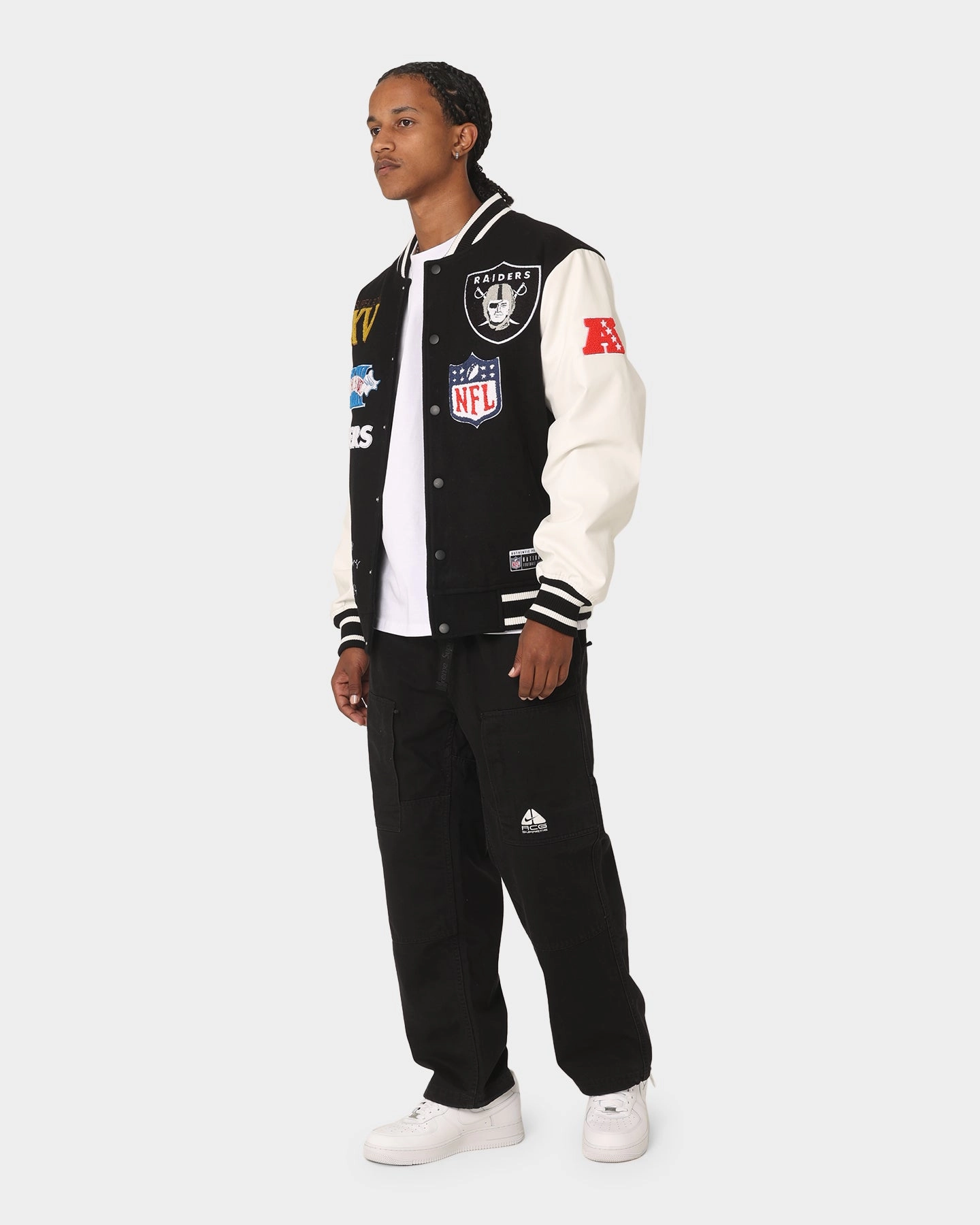 Majestic Athletic Las Vegas Raiders Multi Hit Jacket Black Consent Dispute
