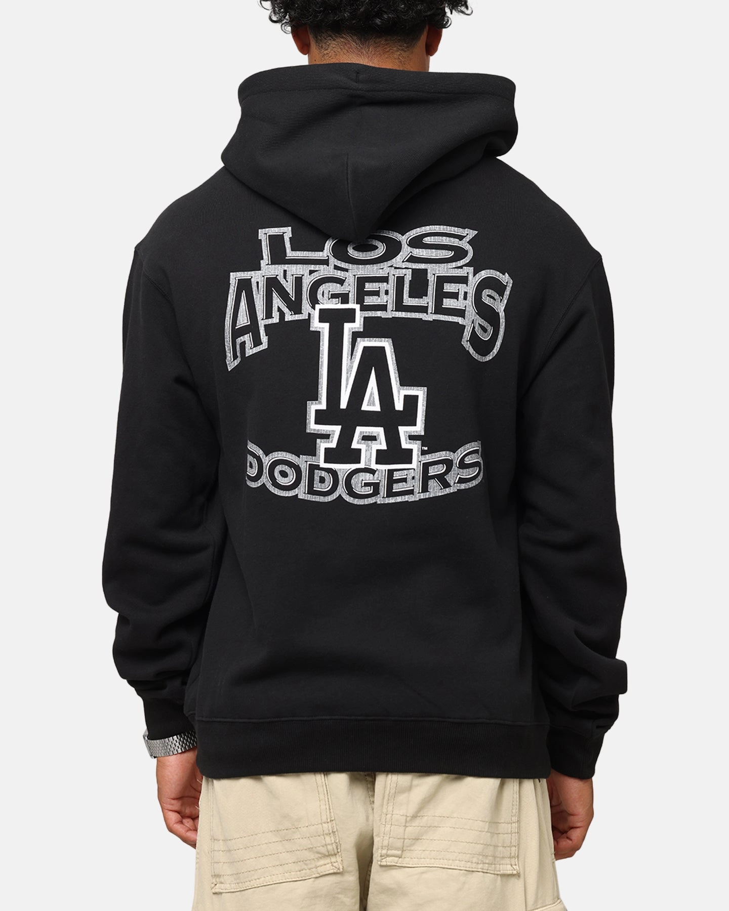 Suburban style Trend Motion Majestic Athletic Los Angeles Dodgers Acland Hoodie Black