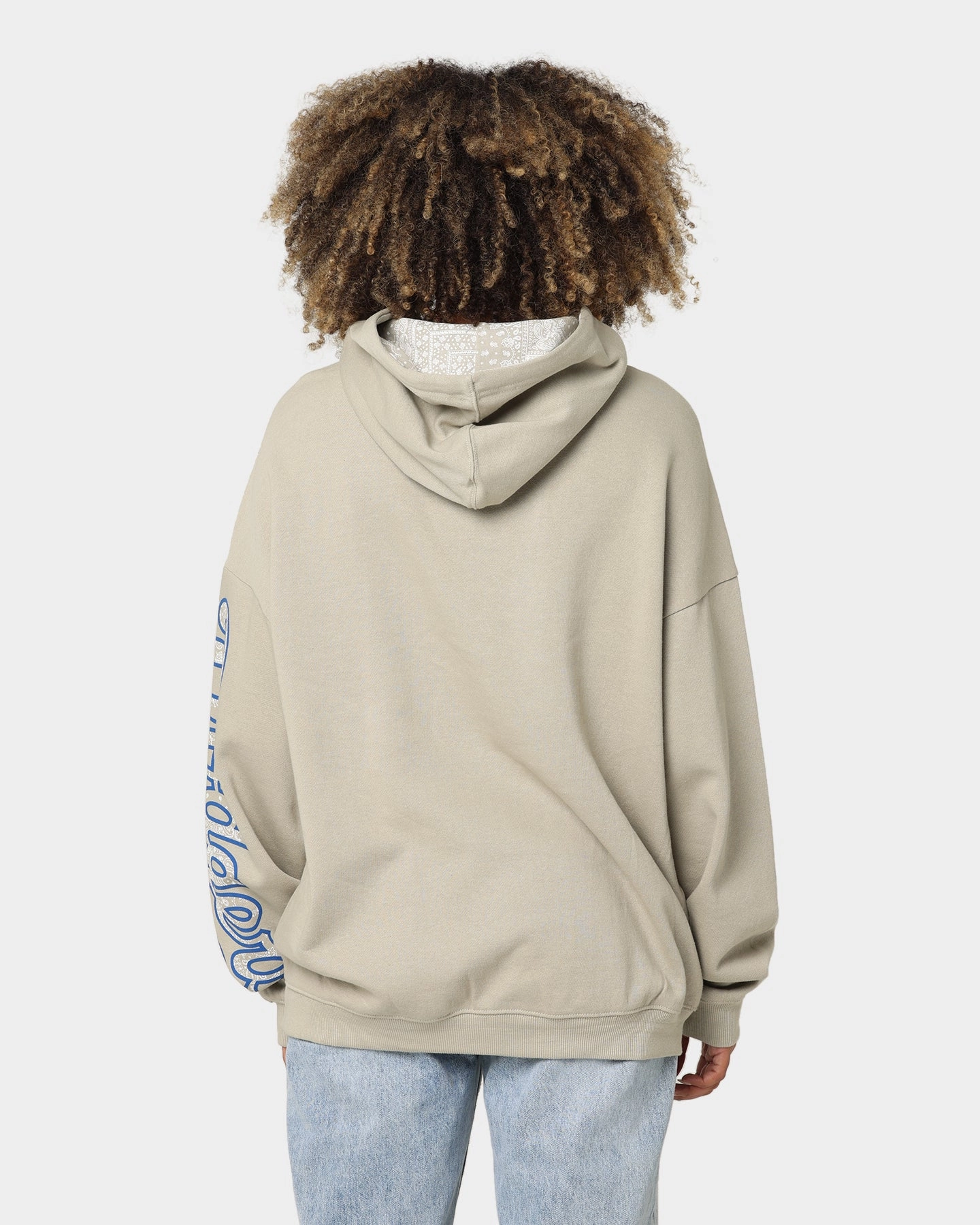 Majestic Athletic Los Angeles Dodgers Bandana Paisley Wordmark Hoodie Nickel Shampoo