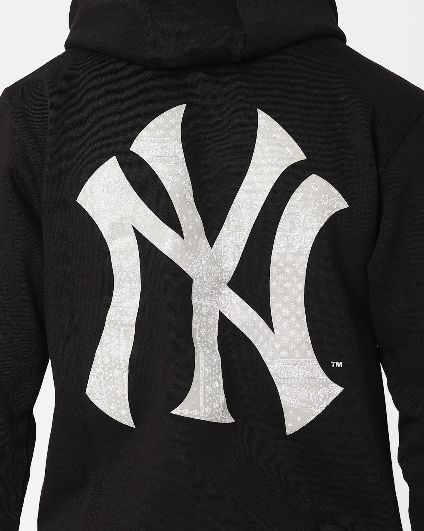 Travel Fashion Majestic Athletic New York Yankees Bandana Paisley Duke Hoodie Black