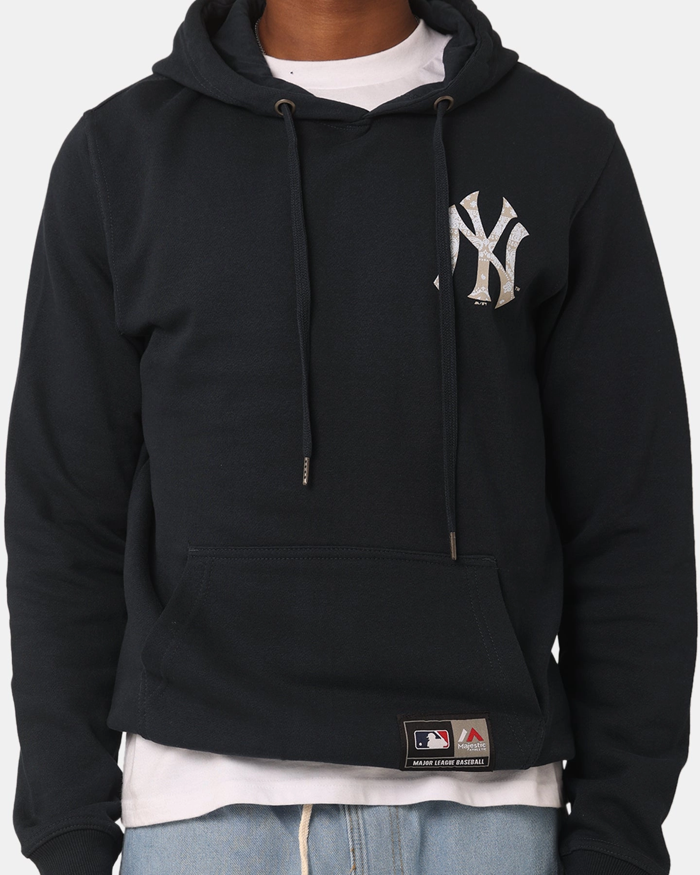 FlexibleMovement Cap Majestic Athletic New York Yankees Bandana Paisley Duke Hoodie True Navy