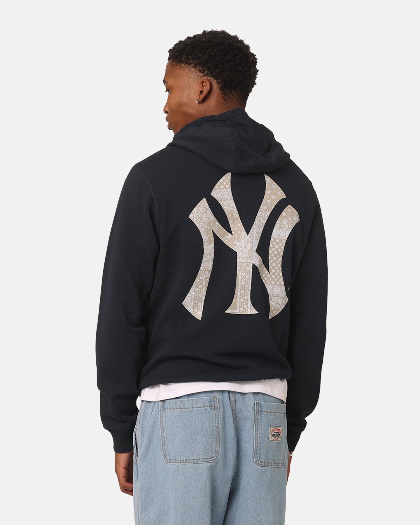 Majestic Athletic New York Yankees Bandana Paisley Duke Hoodie True Navy Street Function Product