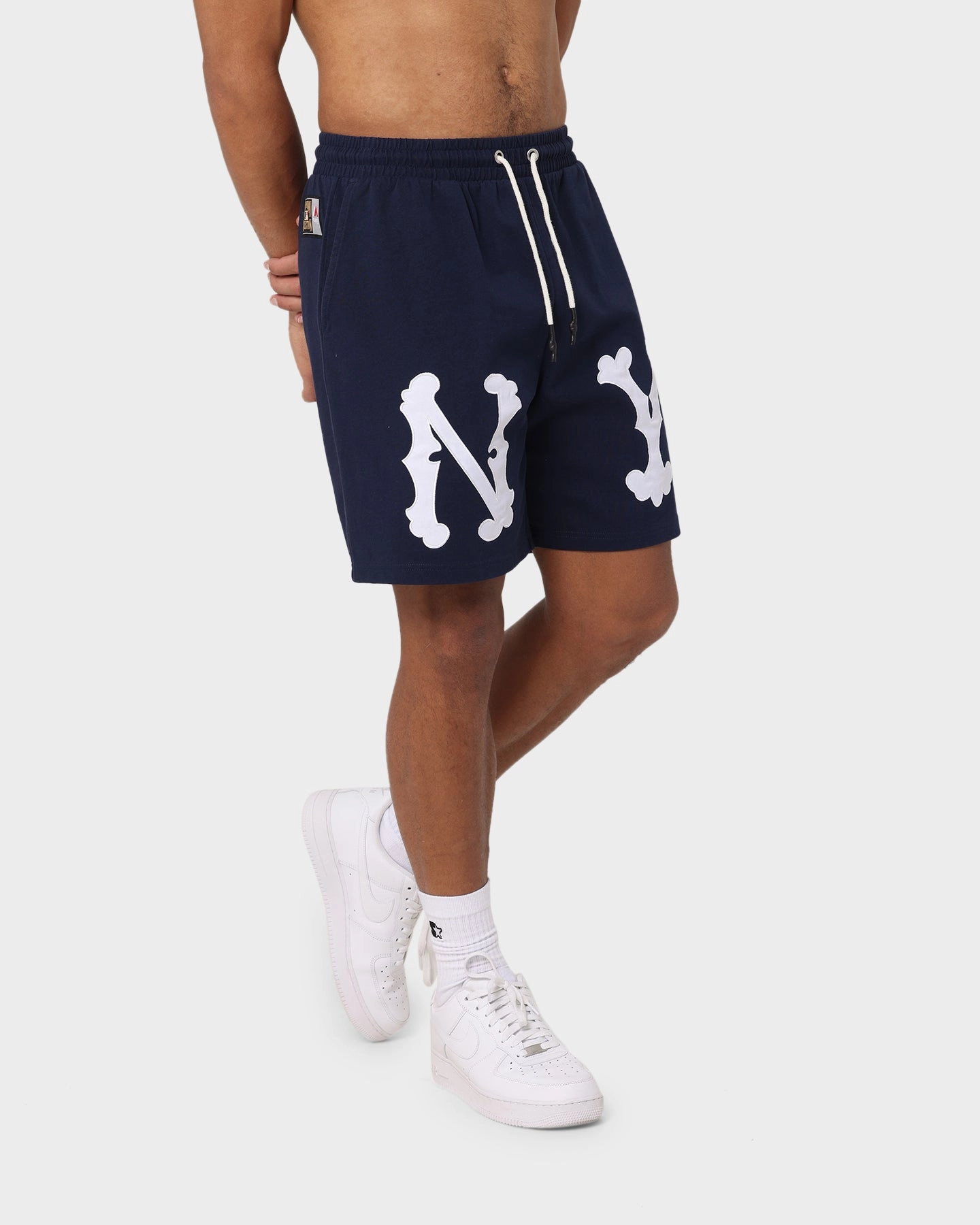 Luxury Feel light feel Majestic Athletic New York Yankees Highlanders Logo Shorts True Navy