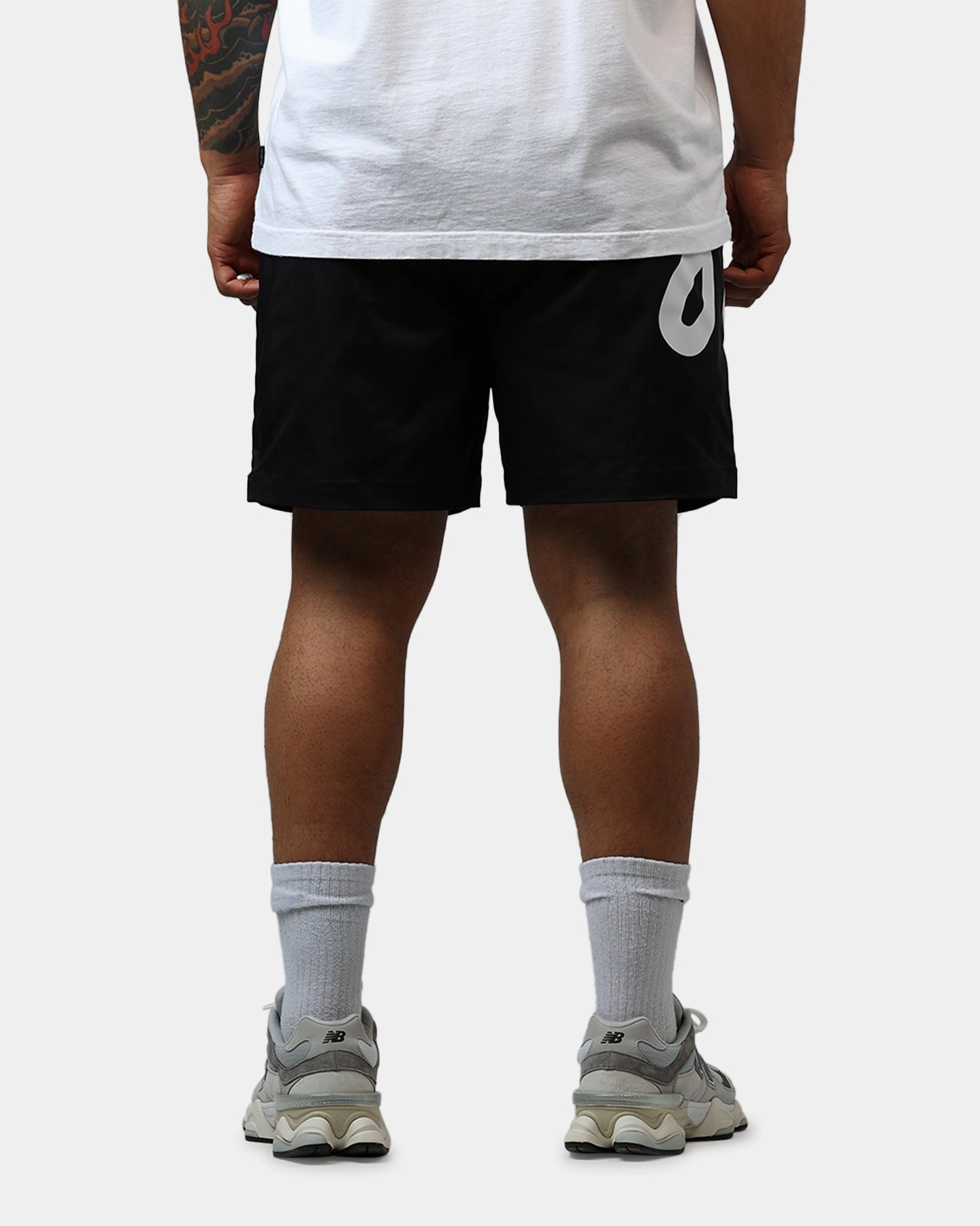 Malbon Menton Nylon Shorts Black Travel Shorts