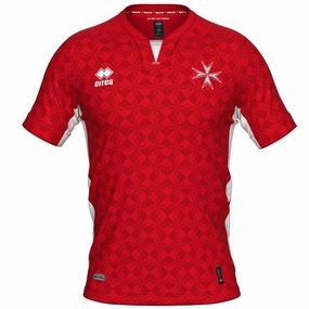 men's clothing Malta national team Home Soccer jersey 2022/23 - Errea
